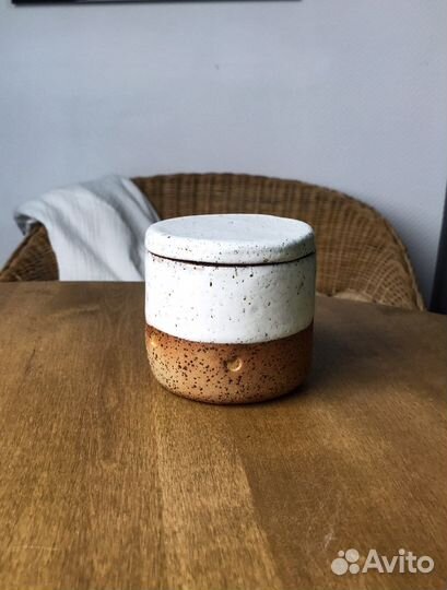 Банка для хранения. Керамика ручной работы