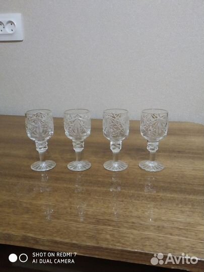 Стопки хрустальные СССР
