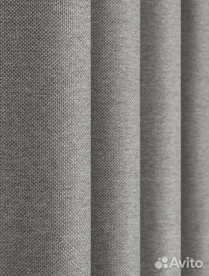 Шторы блэкаут рогожка 3/4 м на ленте
