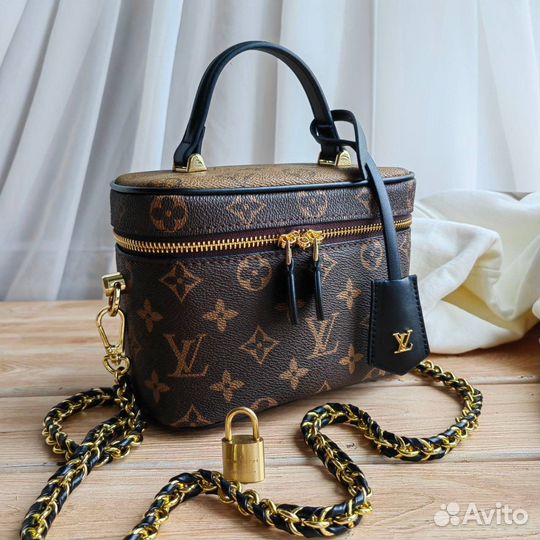 Сумка Louis Vuitton LV канва коричневая