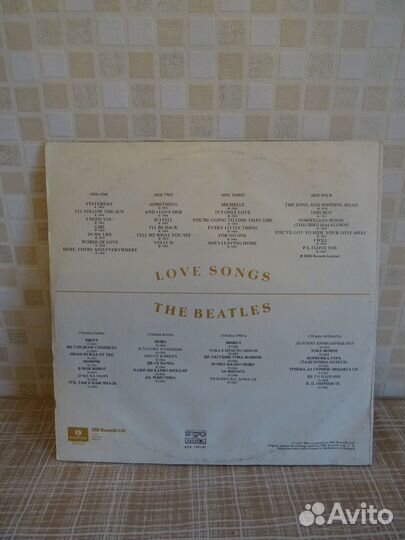 Виниловые грампластинки. Битлз