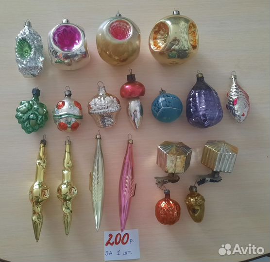 Елочные игрушки СССР