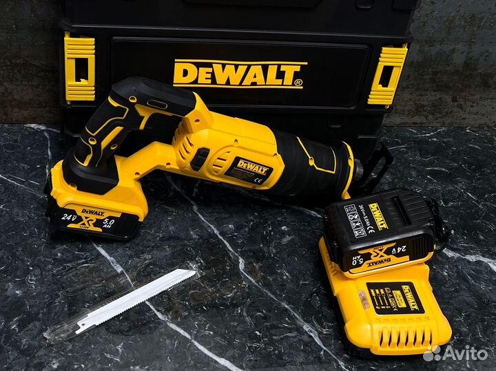 Аккумуляторная сабельная пила dewalt