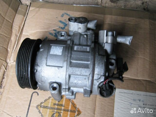 Компрессор кондеционера wvполо,шкода,сеат