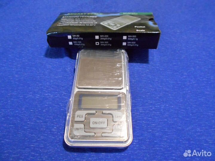 Весы ювелирные с батарейками, 0,01гр\300гр