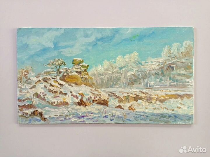 Картина маслом/оргалит 