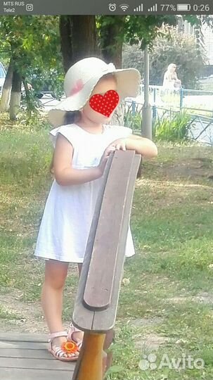 Соломенная шляпа, H&M, ог 51 или рост 104