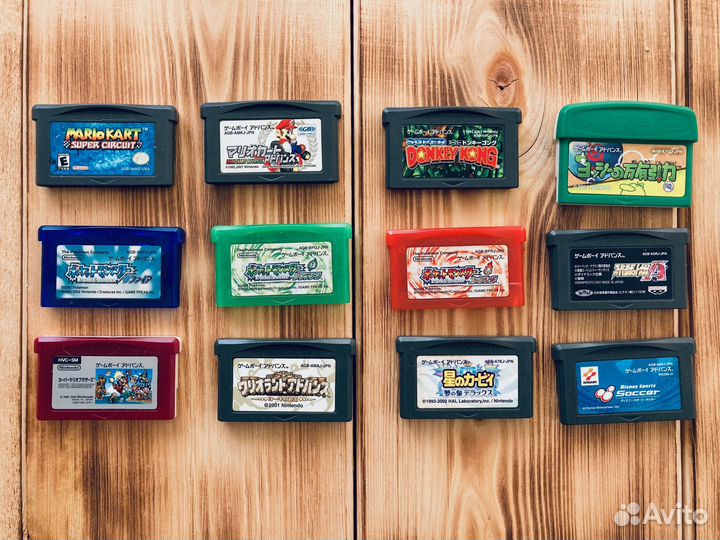 Картриджи Game Boy Advance (оригинал)