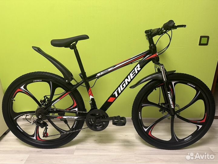 Велосипед на литых дисках