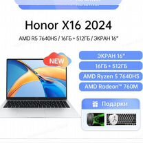 Honor Magicbook x16, 16 512 Ryzen 5 7640hs