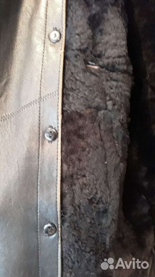 Кожаная мужская куртка