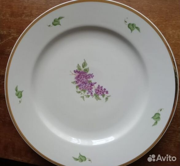 Набор тарелок 6шт. + блюдо большое фарфоровое