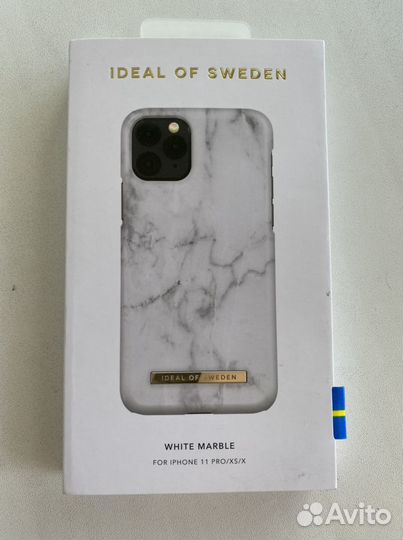 Чехол для iPhone 11 Pro ideal OF sweden white marb