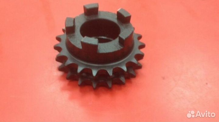 Звездочка Буран 104 вала 2х рядная (110602102) Z19