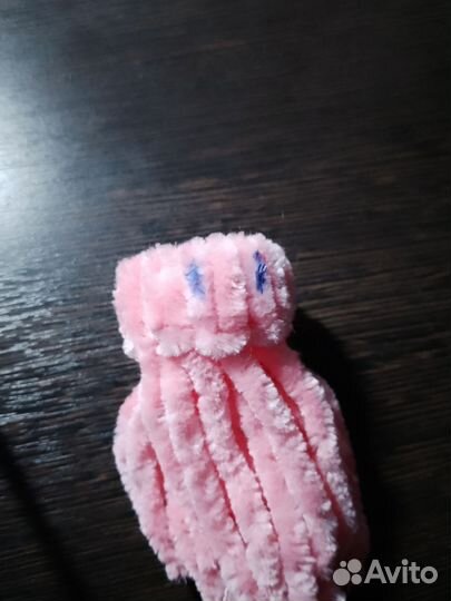 Вязаные игрушки ручной работы осьминог