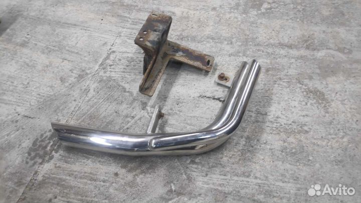 Защита заднего бампера land cruiser 200 / lx570