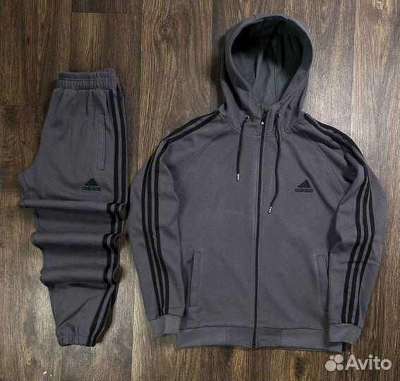 Спортивный костюм adidas (зипка+штаны)