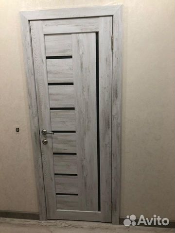 Дверь межкомнатная ель серая / комплект