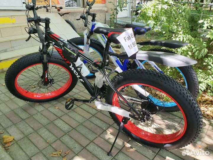 Велосипед hot wolf fatbike 26 новый