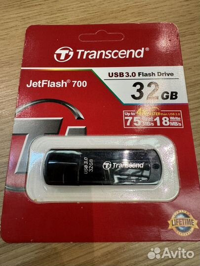 USB флешка Transcend 32GB (новая)