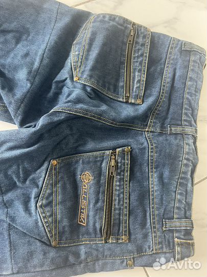 Мотоджинсы мужские