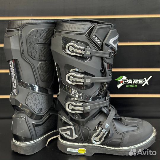 Мотоботы кроссовые Acerbis X-rock black 39 размер