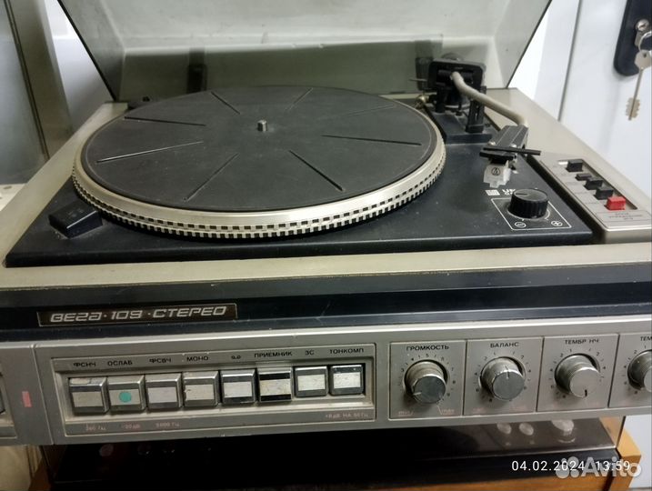 Проигрыватель винила Вега 109 новая игла