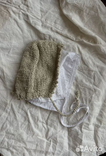 Чепчик вяханый ручной работы