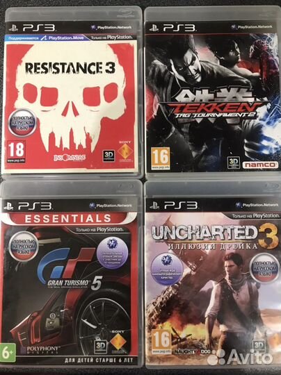 Игры, диски Sony PlayStation 3