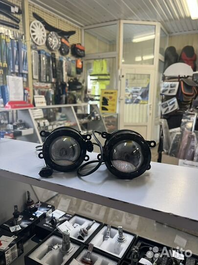 LED птф линза для Лада Vesta, X-Ray, Гранта FL