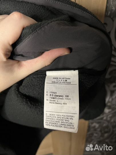 Куртка кофта Nike acg black черная оригинал