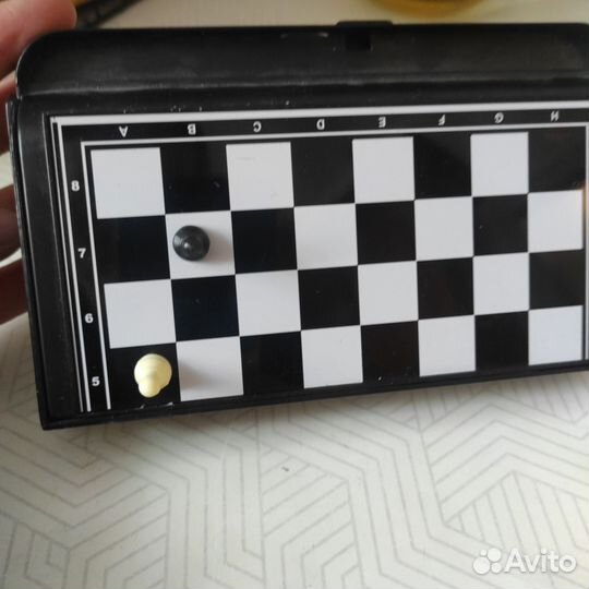 Шахматы нарды шашки 3 в 1 магнитные дорожные