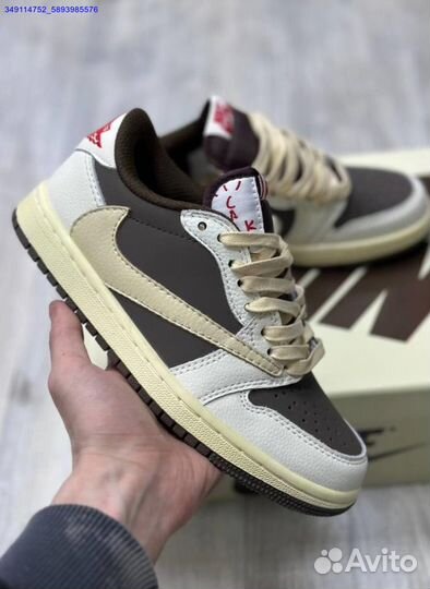 Кроссовки Nike air Jordan 1 travis Scott