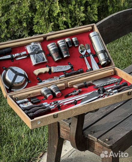 Ножи складные карманные, шашлычный набор