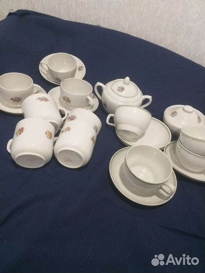 Сервиз чайный вербилки СССР (остатки)