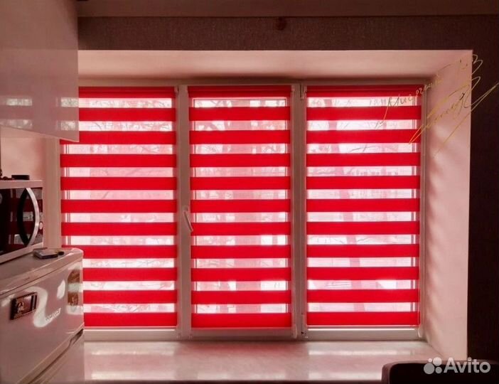 Жалюзи на окна день ночь пластиковые