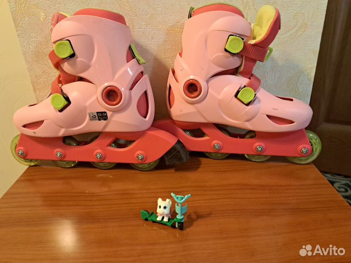 Роликовые коньки детские раздвижные