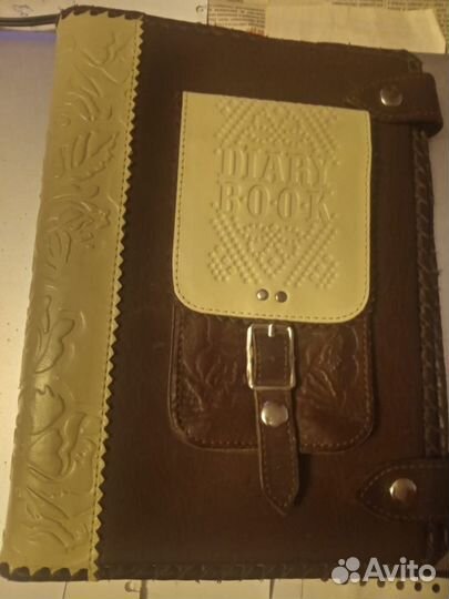 Кожаная обложка для блокнота