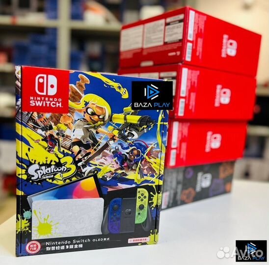 Nintendo Switch oled Zelda/Splatoon/Pokemon/Белый