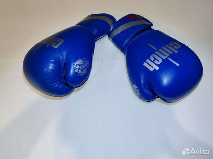 Боксерские перчатки Clinch Olimp синие
