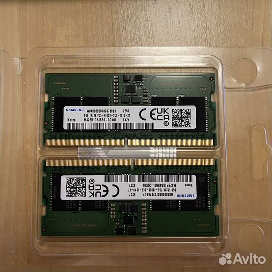 Оперативная память Samsung DDR5 16gb (2х8gb)