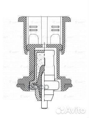 Термостат для а/м VW Polo Sedan (15) / (20) 1.6i