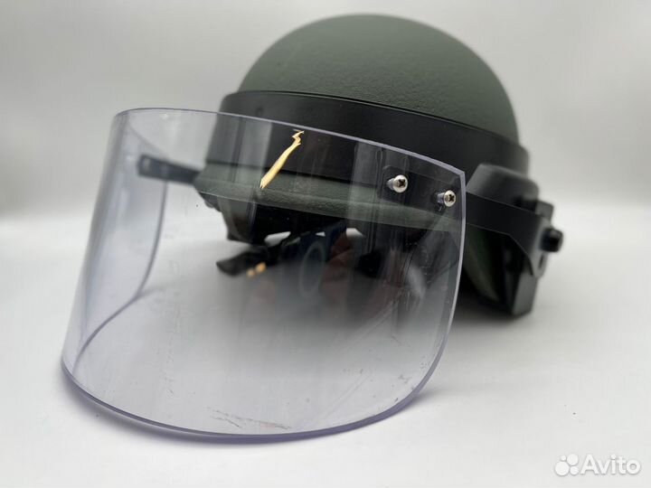 Баллистический шлем с забралом олива