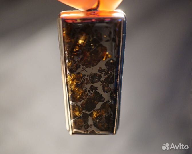 Кулон с метеоритом Сеймчан