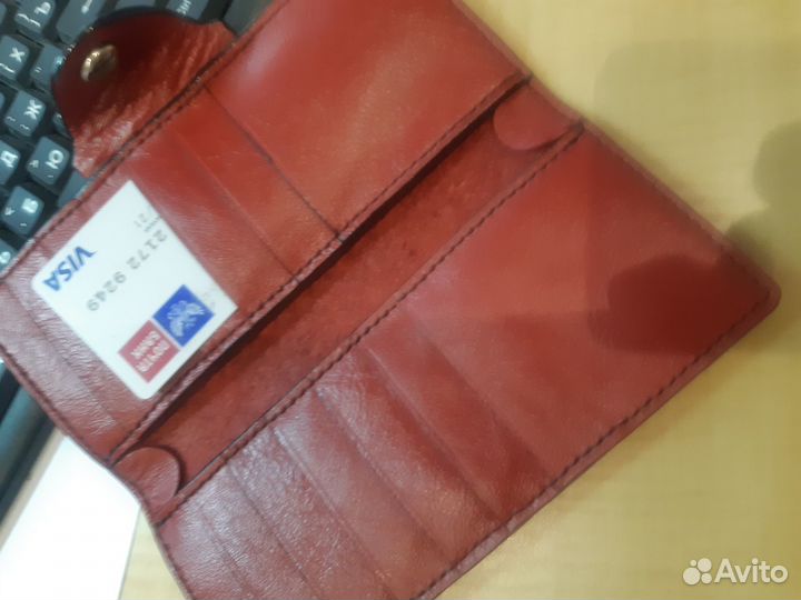 Картхолдер из натуральной кожи ручная работа