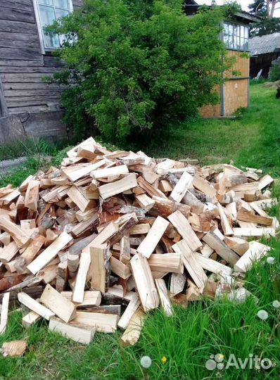 Дрова колотые сухие