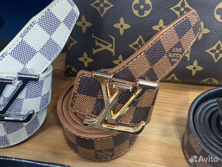 Ремень мужской louis vuitton новый