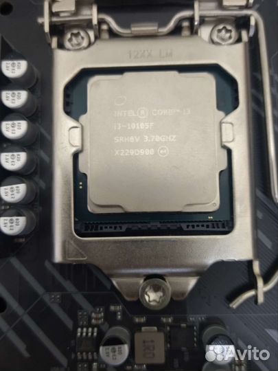 Материнская плата с процессором i3 10105f