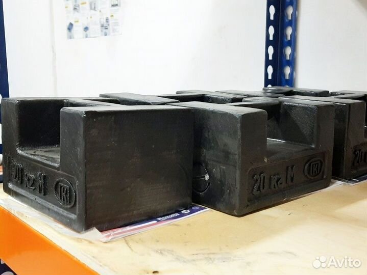 Гиря чугунная калибровочная 20 кг, с гос. поверкой