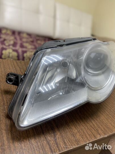 Фара левая Volkswagen Passat B6 галоген 05-10г